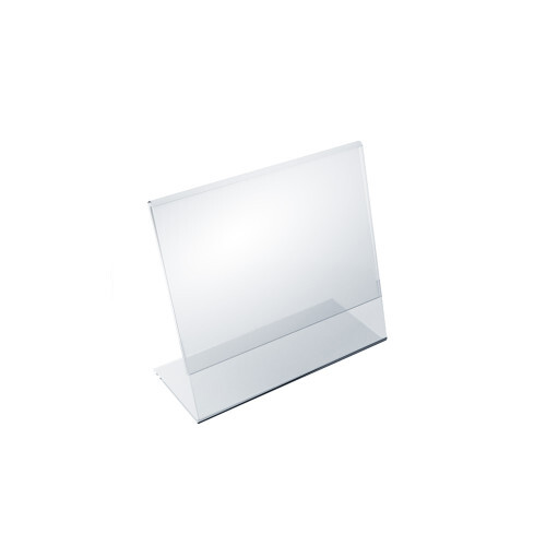 Azar Displays Angled L-Shaped Frame 6"x 5''High, 10-Pack gallery
