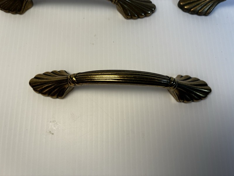Amerock 1333 Elegance Brass Cabinet Pull Handle Pat Pending-Lot of 12 No Screws gallery