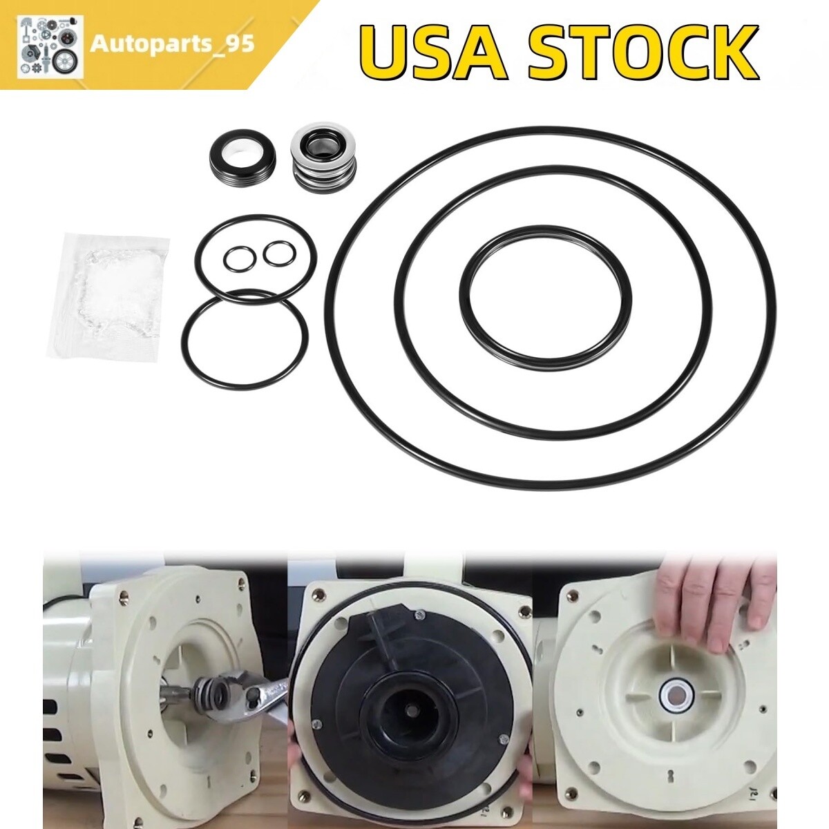 O-Ring Rebuild Repair Kit 355030 for Pentair SuperFlo & SuperMax Pump Kit gallery