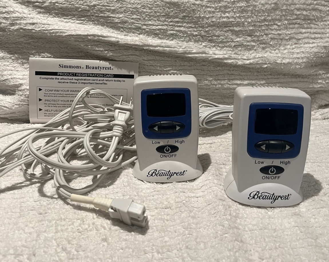 Beautyrest Electric Blanket Pad Controller Controllers (Set of 2 PACK) EUC gallery