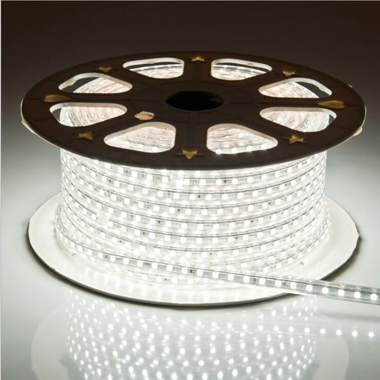 2835 LED IP67 Waterproof Underwater Flat Flexible Garage Rope LED Strip Light gallery