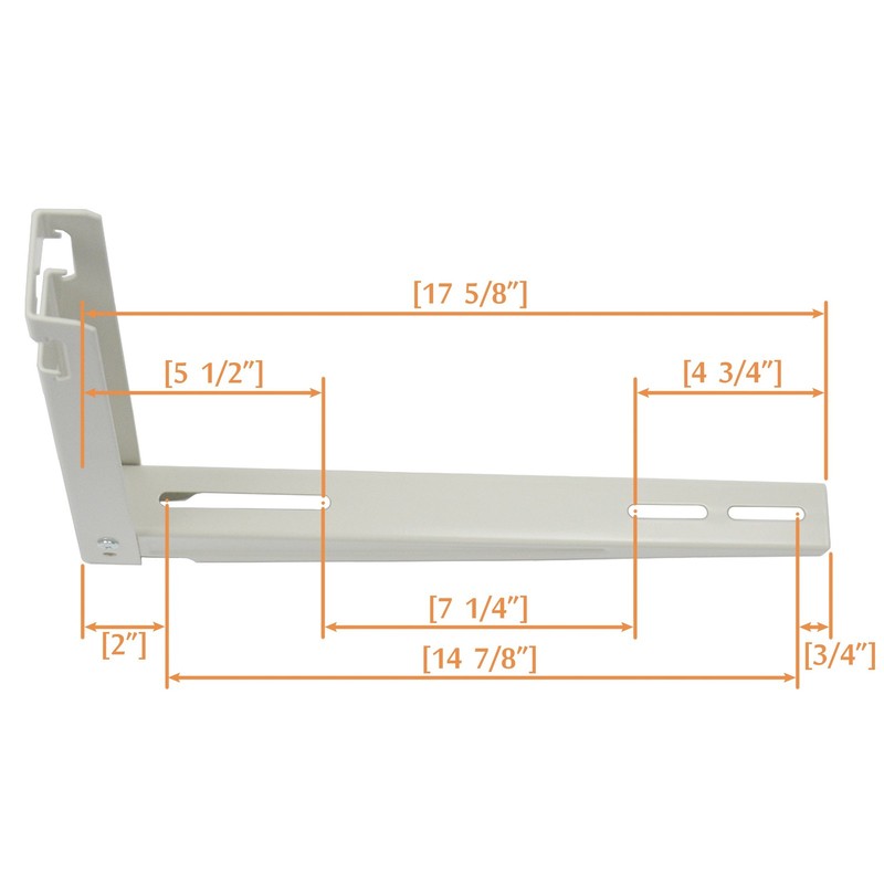 265 lbs Mini Split Wall Mount Bracket Universal Steel Easy Installation 16 Inch gallery