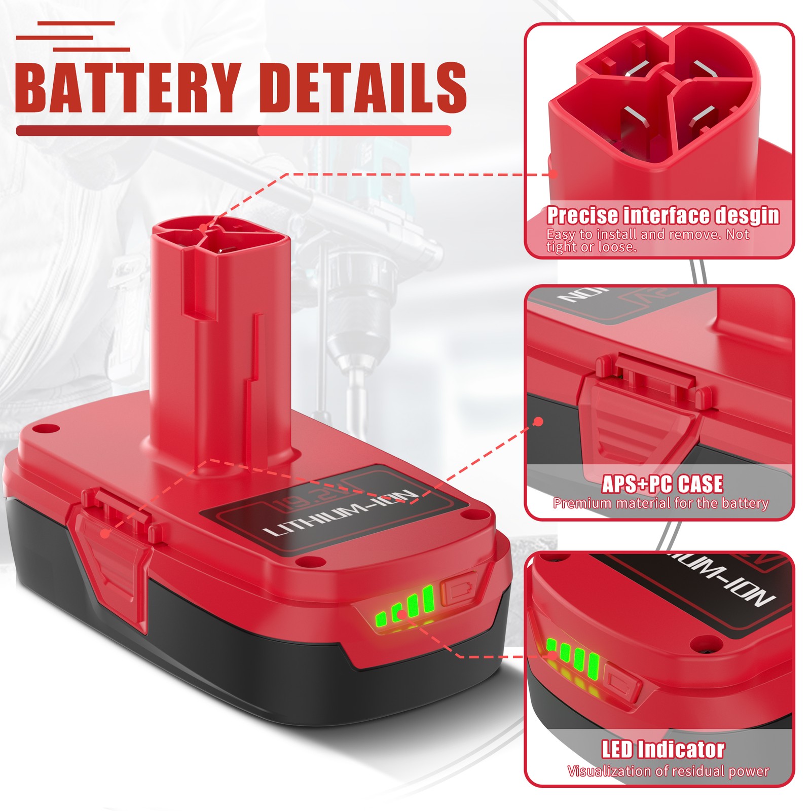 19.2 Volt For Craftsman Battery C3 DieHard 130279005 11376 130279003 / Charger gallery