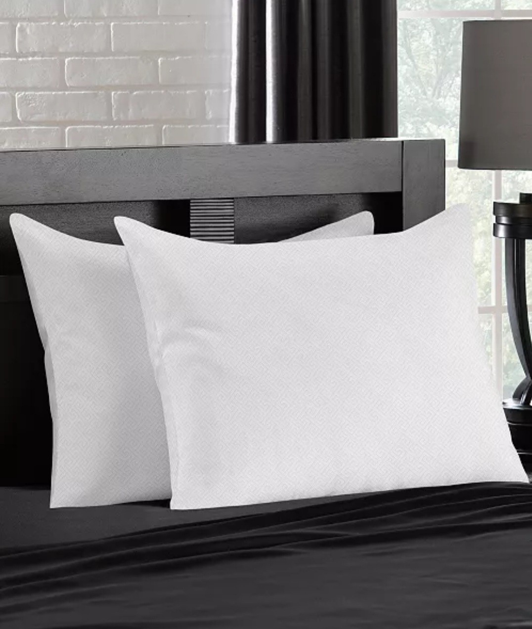 Ella Jayne Simple Comfort Pillow Set Of 2, White – Medium fill gallery