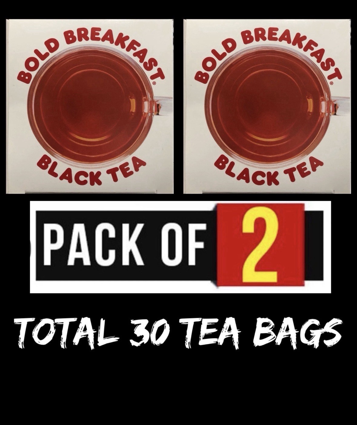 Dunkin Bold Breakfast Black Tea Pyramid Sachet Total 30 Tea Bags. NW 1.6 OZ gallery
