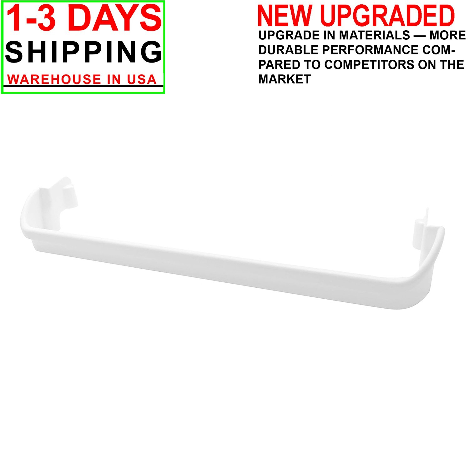 Refrigerator Door Shelf Rack Bar for Frigidaire FRT18KG3DSB FRT18KG3DSC gallery