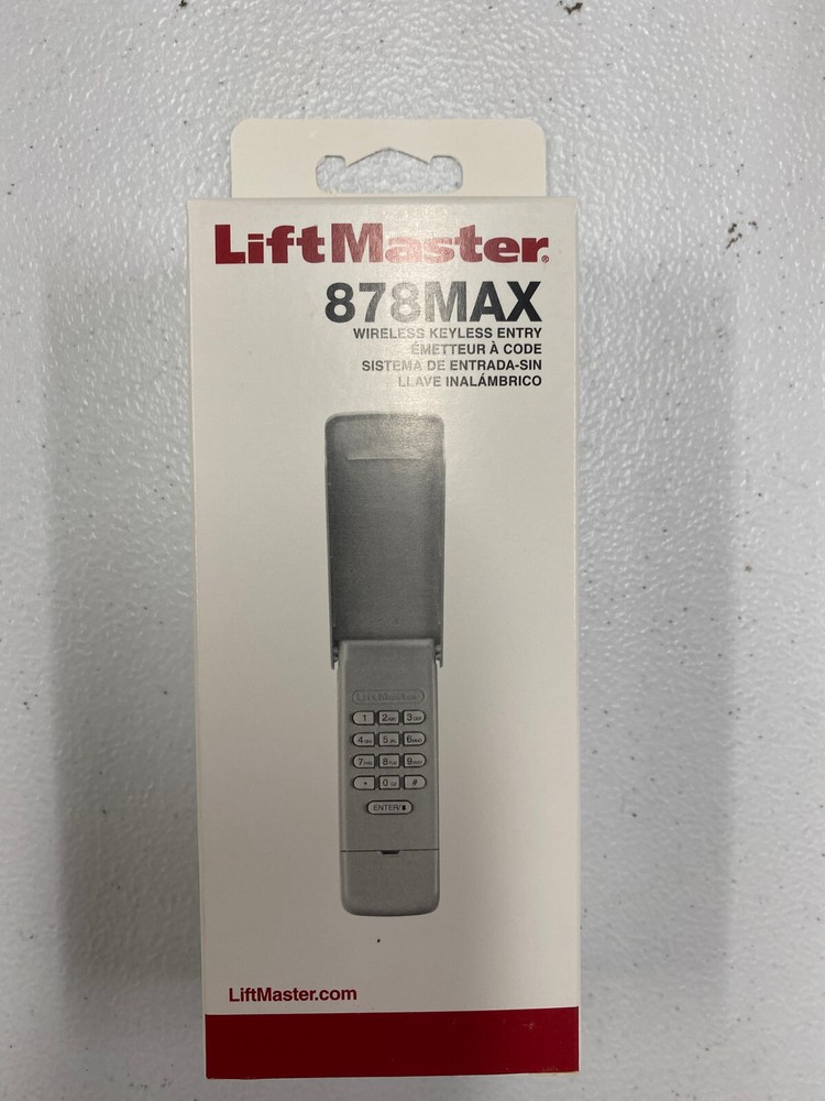 LiftMaster 878MAX Garage Door Keypad Wireless and Keyless Entry System