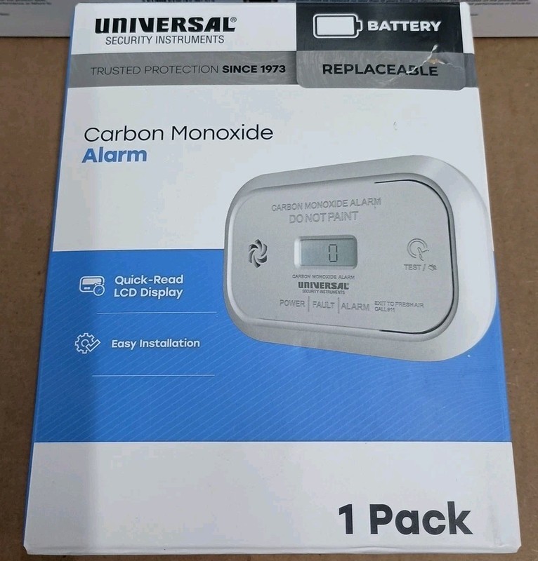 (4) Universal Security Instruments Combination Smoke/Carb & (1) Carbon Monoxide gallery