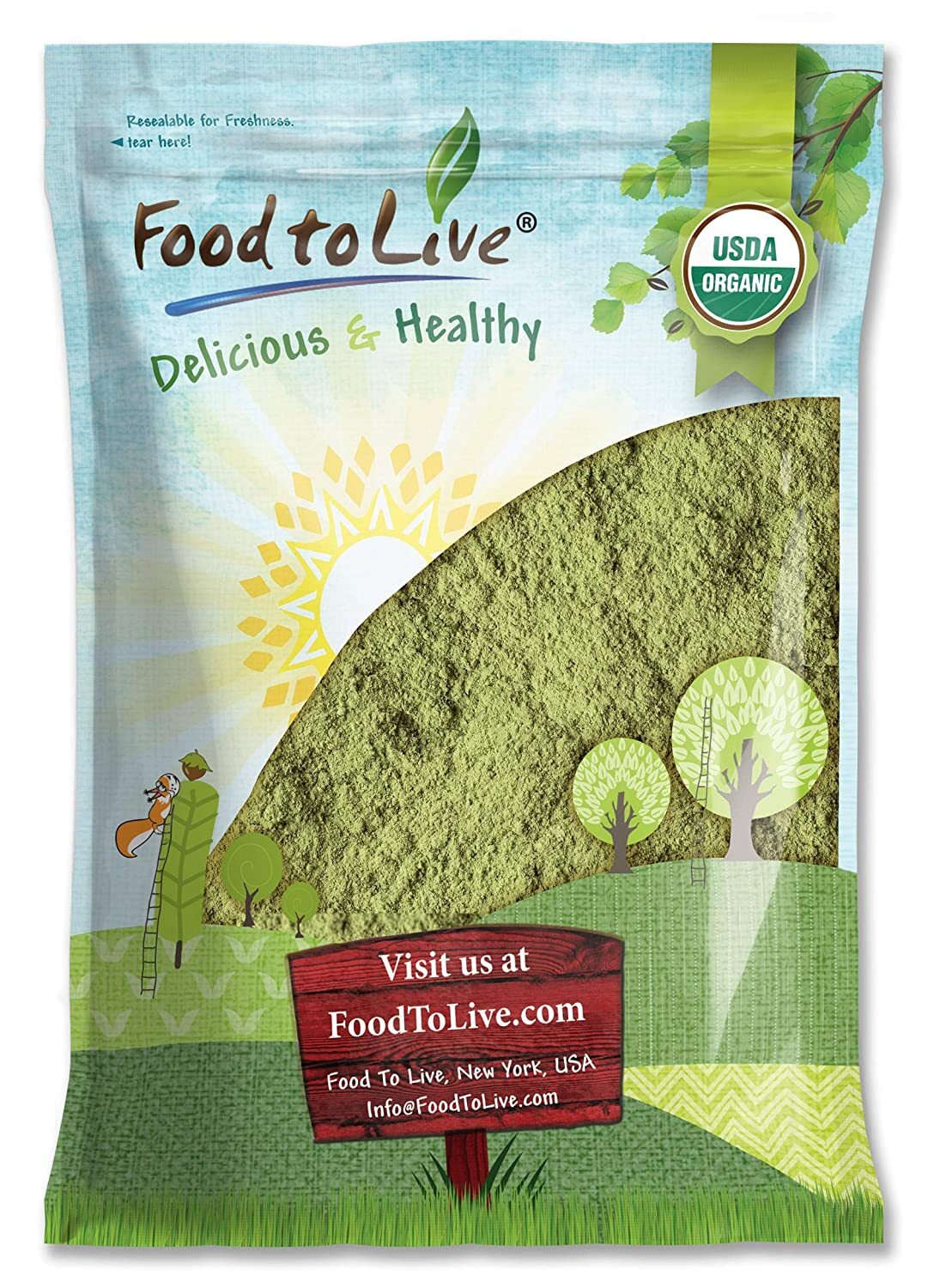 Organic Broccoli Powder — Non-GMO, Raw, Kosher, 100% Pure, Vegan ,Sirtfood, Bulk gallery