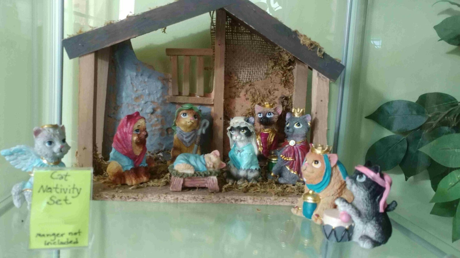 Cat Nativity Set - 9 piece gallery