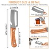 Multi-Functional Vegetable Peeler for 10.8*4CM, Natural Wood Color + Silver gallery