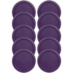 Replacement Lid for Pyrex 4-CUP Storage Cover 6″ Bowl 7201-PC Purple (10-Pack)