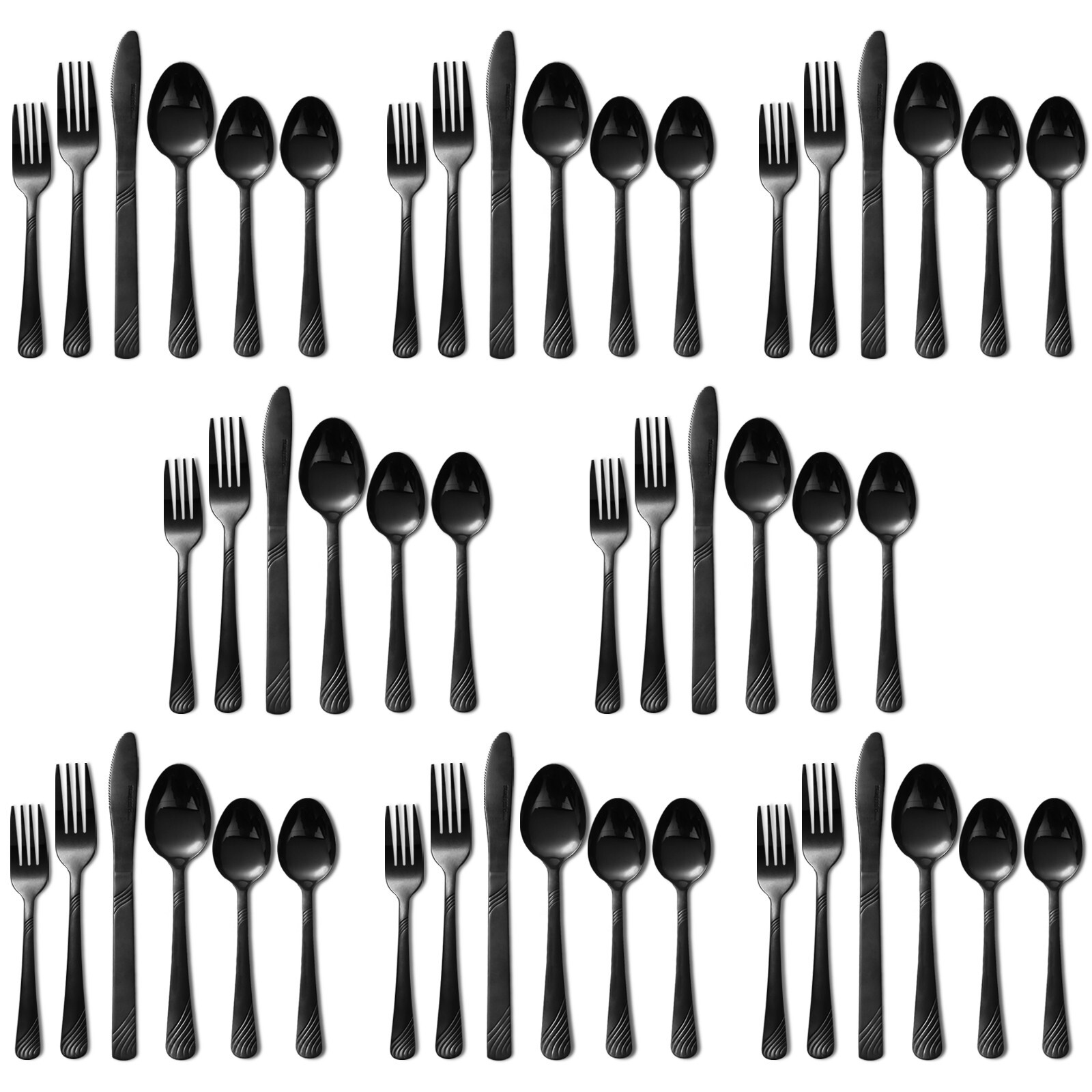 48pc Silverware for 8 Stainless Steel Flatware Dinning Serve Set Cutlery Utensil gallery