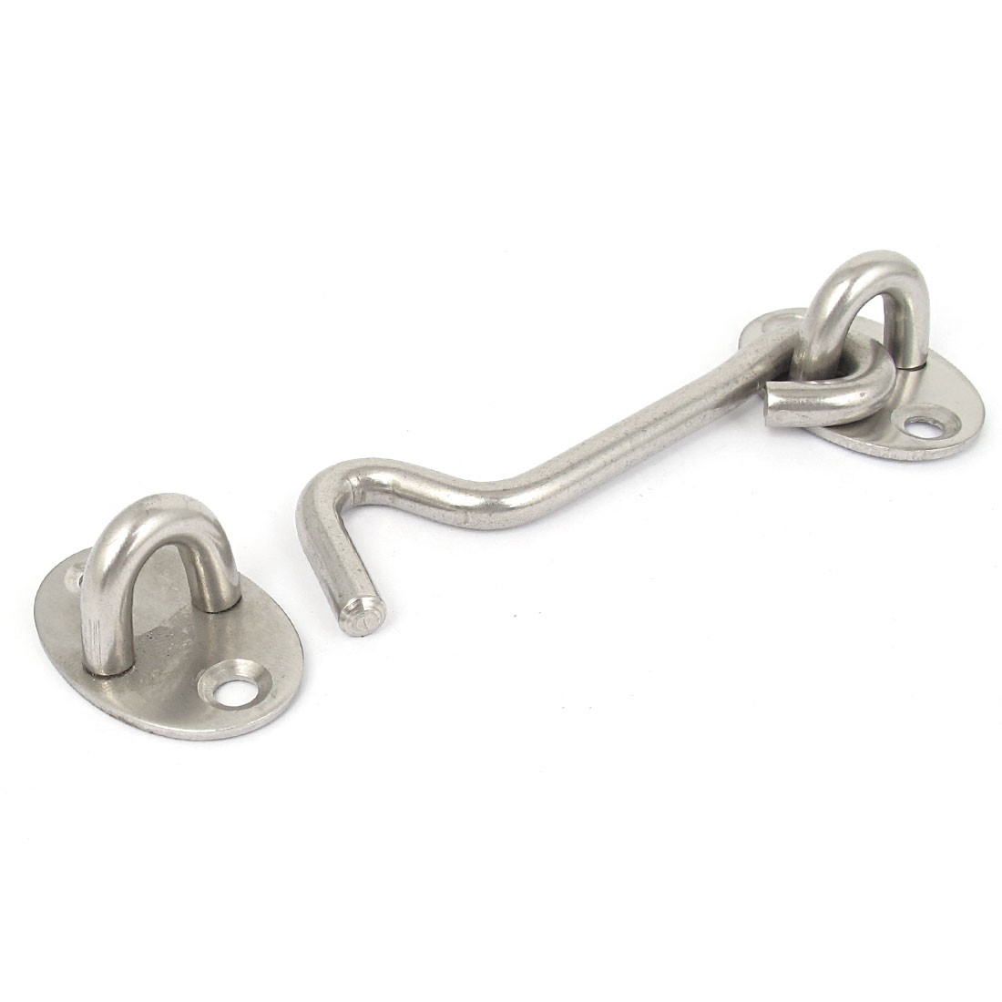 3 Inch Silver Stainless Steel Cabin Hook Eye Shed Gate Door Latch Hardware gallery
