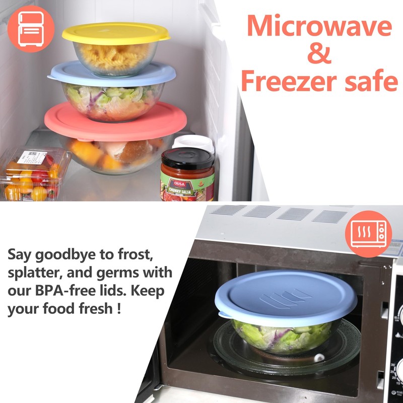 Silicone Replacement Lids Only Fit for Pyrex 322 1 Quart | 323 1.5 Quart | 32... gallery