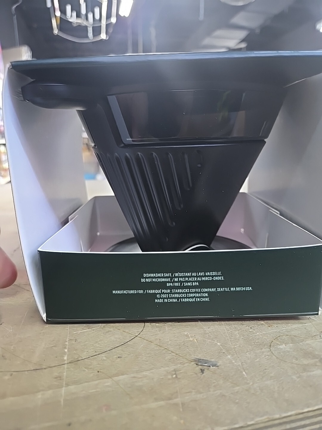 Starbucks Black Pour Over Set Coffee Funnel Brewing Manual Coffee Maker 2022 gallery