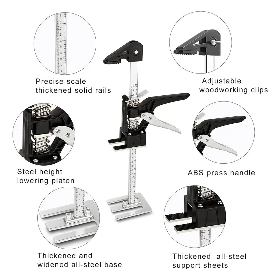 Labor Saving Arm Jack 2 Pack,15.5 Inch Multifunctional Furniture Lifter Jacks... gallery