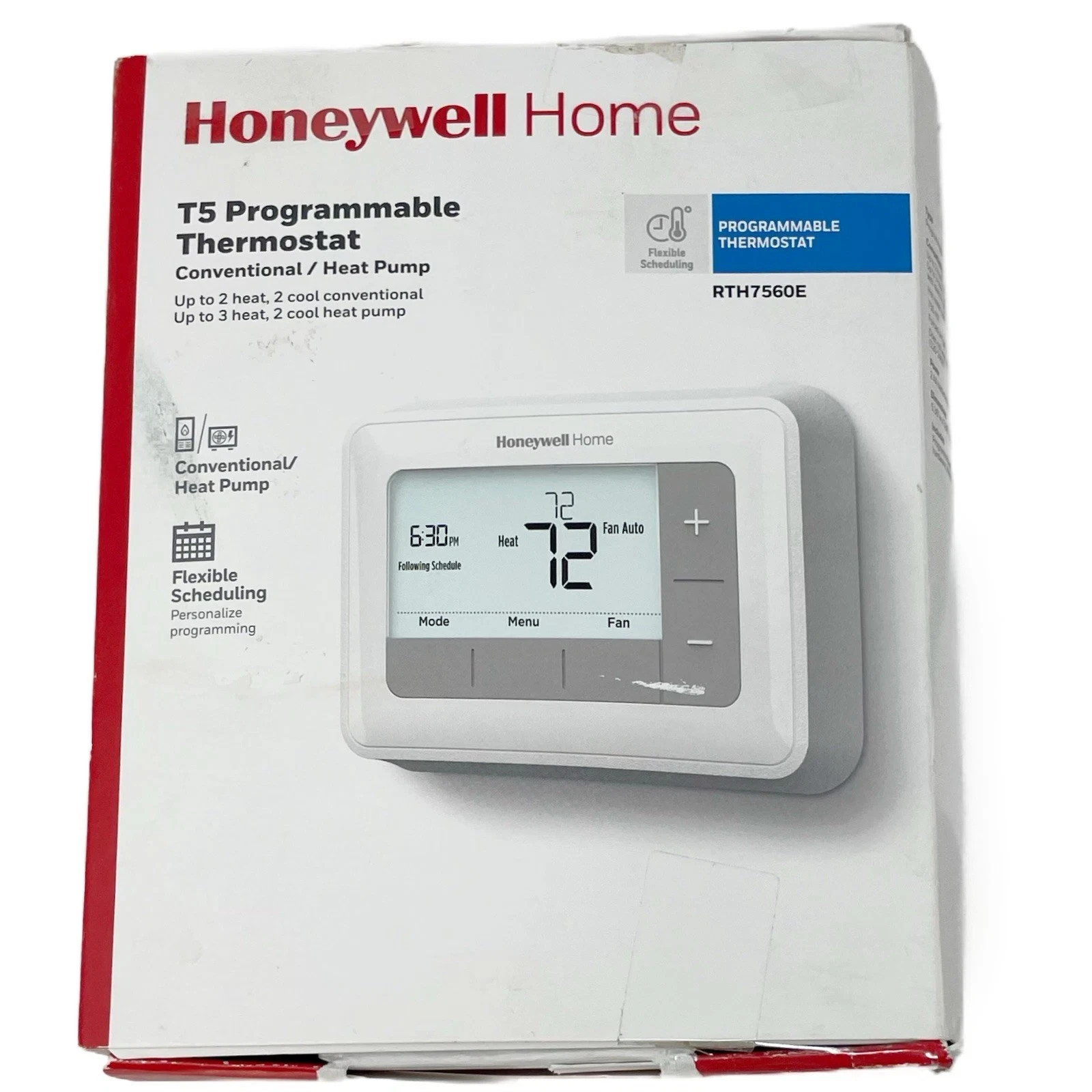 Honeywell T5 7-Day Programmable Thermostat (RTH7560E1001) NEW FREE SHIPPING! gallery