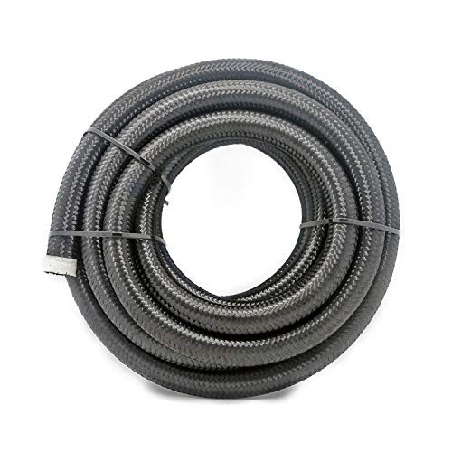 16Ft(5M) 8AN Universal Nylon Braided Fuel Line, Stainless Steel 8AN Hose 16Ft gallery