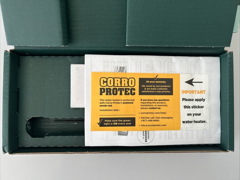 Corro-Protec RV Powered Anode Rod 120V Suburban Hot Water Heater gallery
