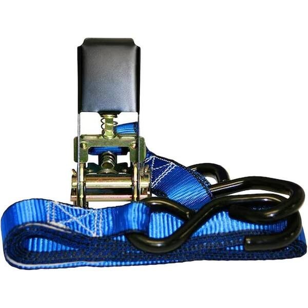 2-Pack 10ft Ratchet Tie-Down Straps 1200 lbs Break Strength Heavy Duty gallery