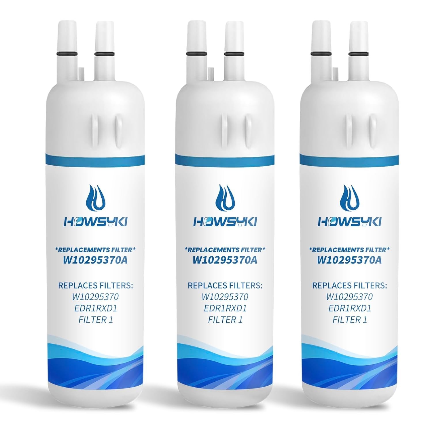 3 Pck Fridge Filter - EDR1RXD1, W10295370A, Filter 1, 46-9081, 46-9930, KAD1RXD1 gallery