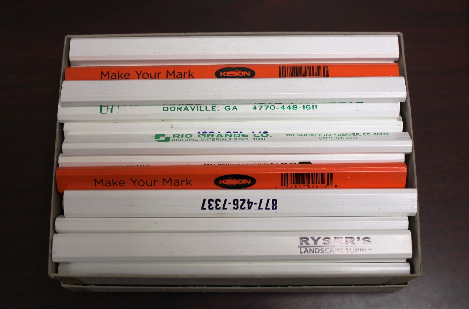 Red Lead Carpenter Pencils 288pcs Factory Misprints Made in USA Not Imports!! gallery
