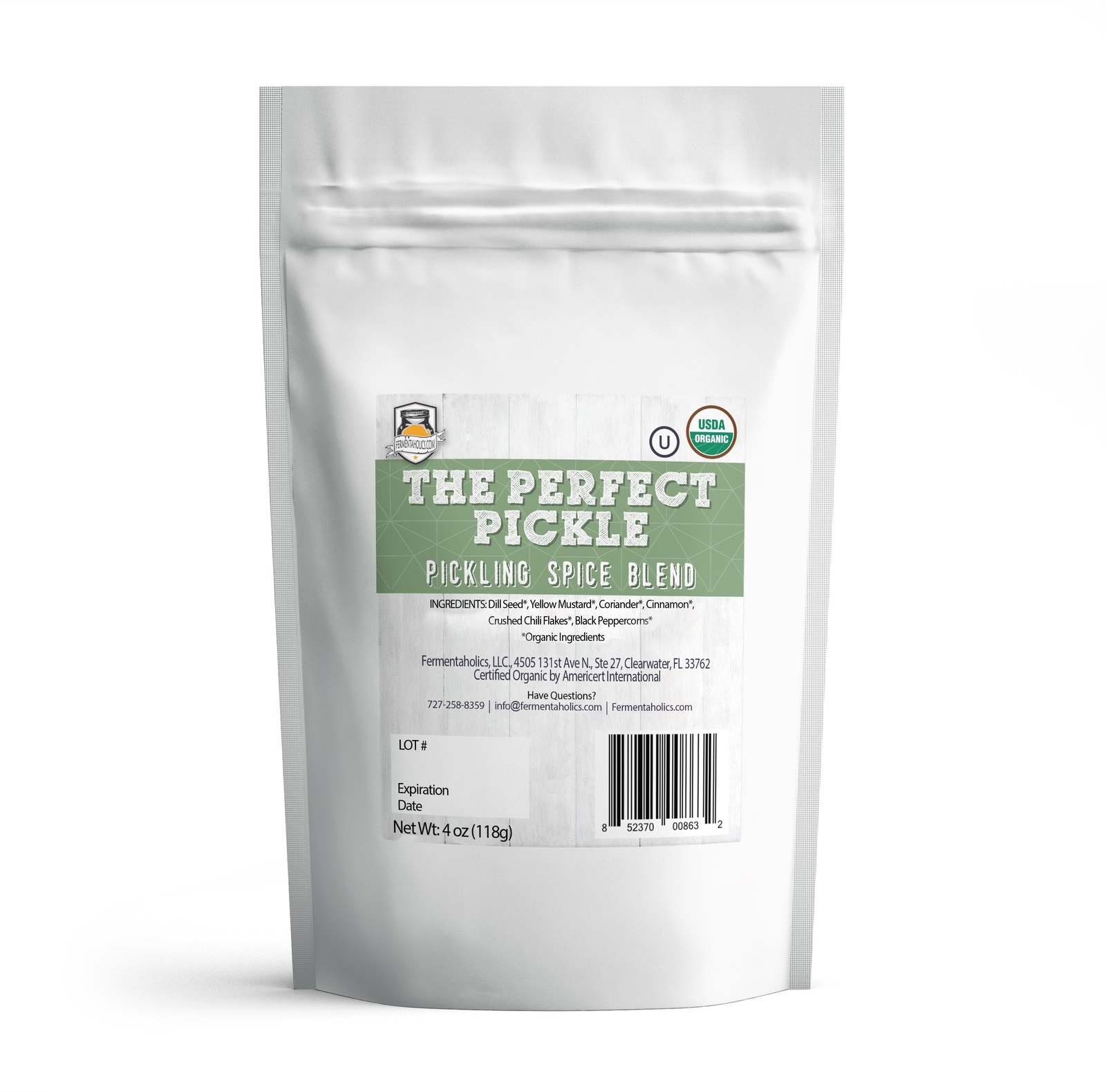 Fermentaholics Pickling Spice 4 oz. Perfect for Making Homemade Pickles gallery