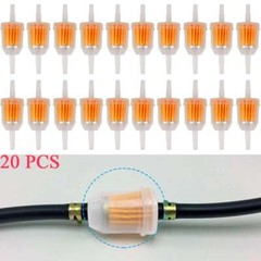20Pack 6mm X 8mm 1/4″ 5/16″ Inline Fuel Gas Filter For Lawn Mower Small Engine