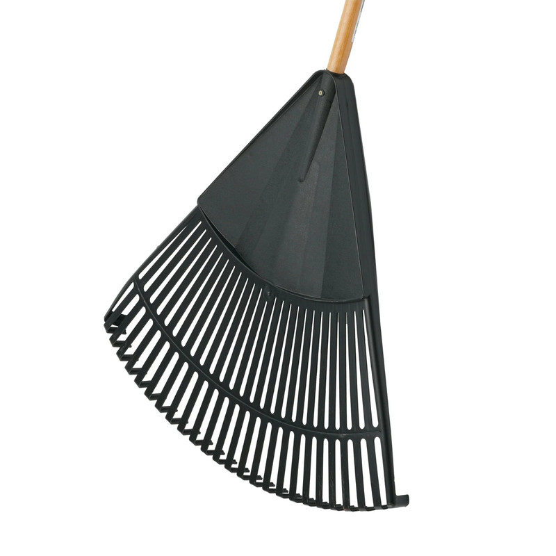 Expert Gardener 24-Inch Leaf Rake with Durable Wood Handle and Poly Head gallery