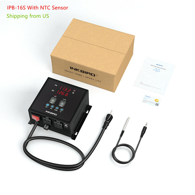 Inkbird Temperature Controller Heat Pump Pre-wired Thermomstats Home Brew Wine gallery