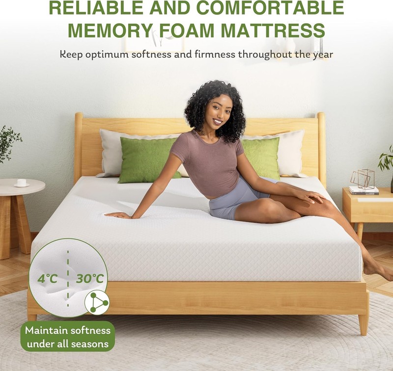 Memory Foam Full Size Bed Mattress Relief With Medium Firm Support gallery