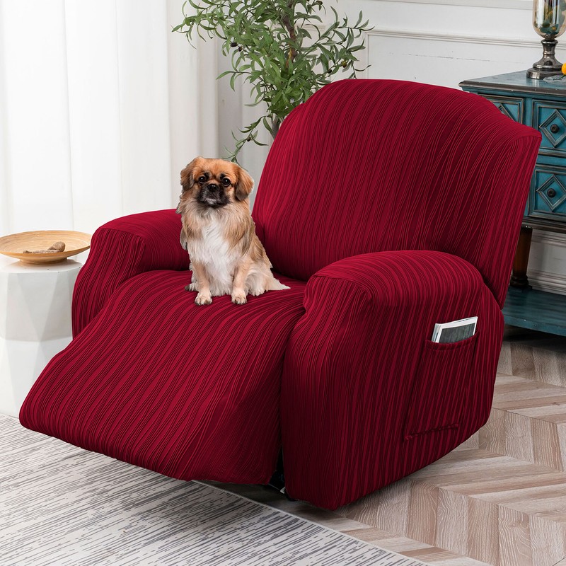 Waterproof recliner sofa cover stretch warm pet protection, household items gallery