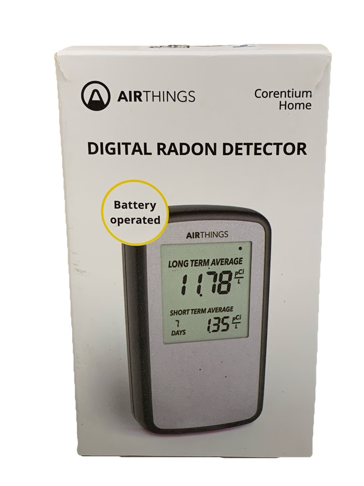 Airthings Corentium Home Radon Detector by 223 Portable, Lightweight Easy-to-Use gallery