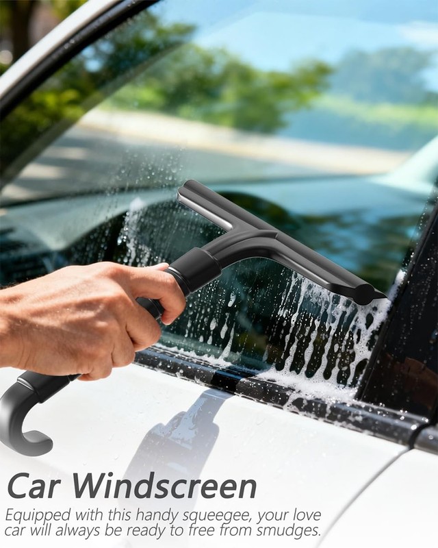 Shower Squeegee for Glass Doors, Multi-Purpose Home Car Cleaning Tool gallery