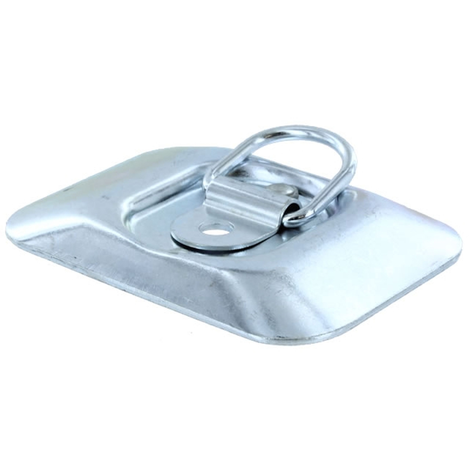 USCC Flush Mount D-ring Tie Down / Mounting Ring (White Zinc Plated) gallery