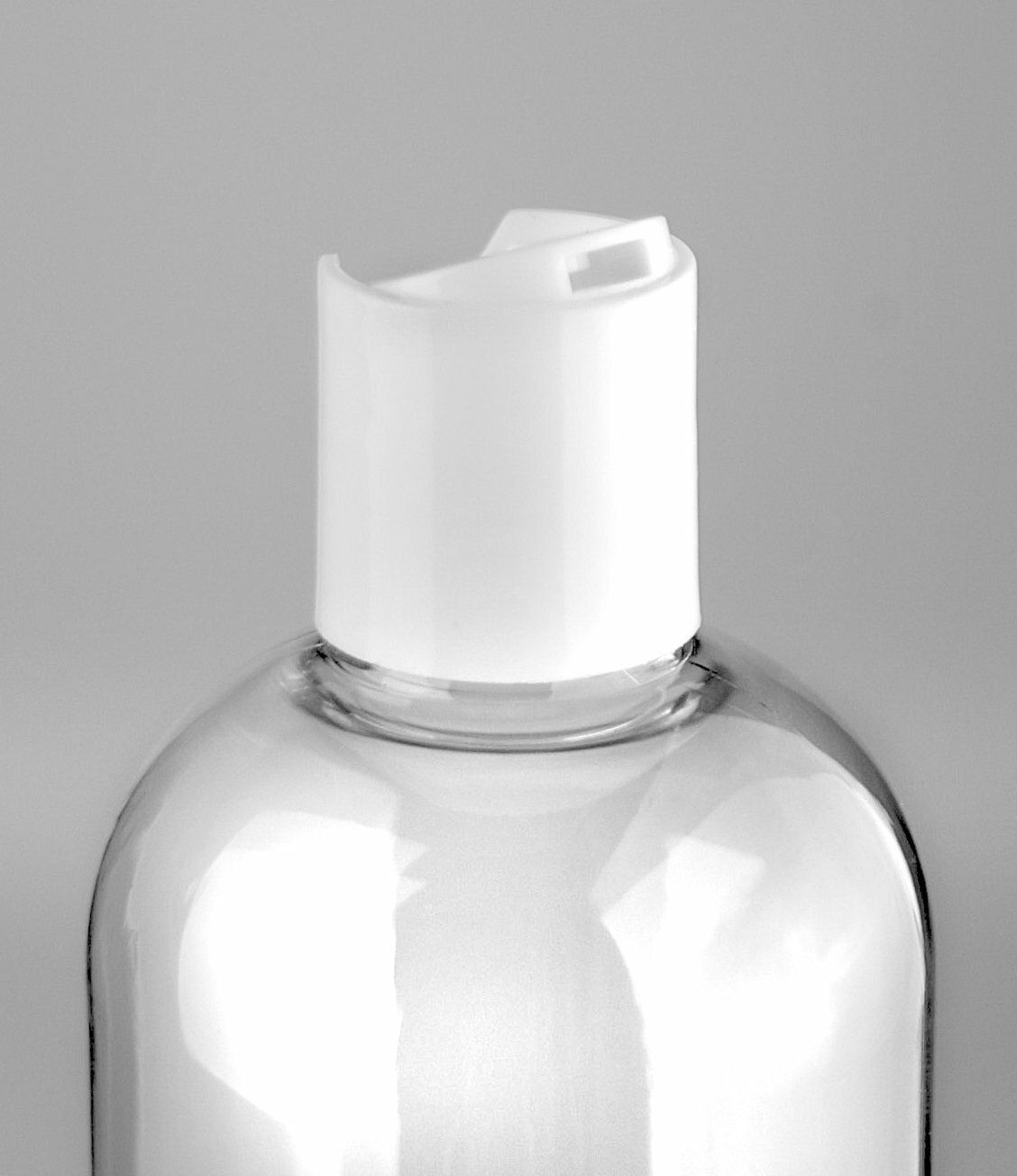 16 oz. Cosmo Round PET Plastic Bottles Empty With White Disc Cap Bulk Lot gallery