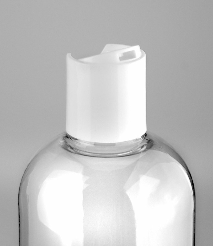 16 oz. Cosmo Round PET Plastic Bottles Empty With White Disc Cap Bulk Lot gallery