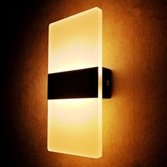Modern Square LED Wall Light Up Down Lamp Indoor Home Sconce Lighting Fixture