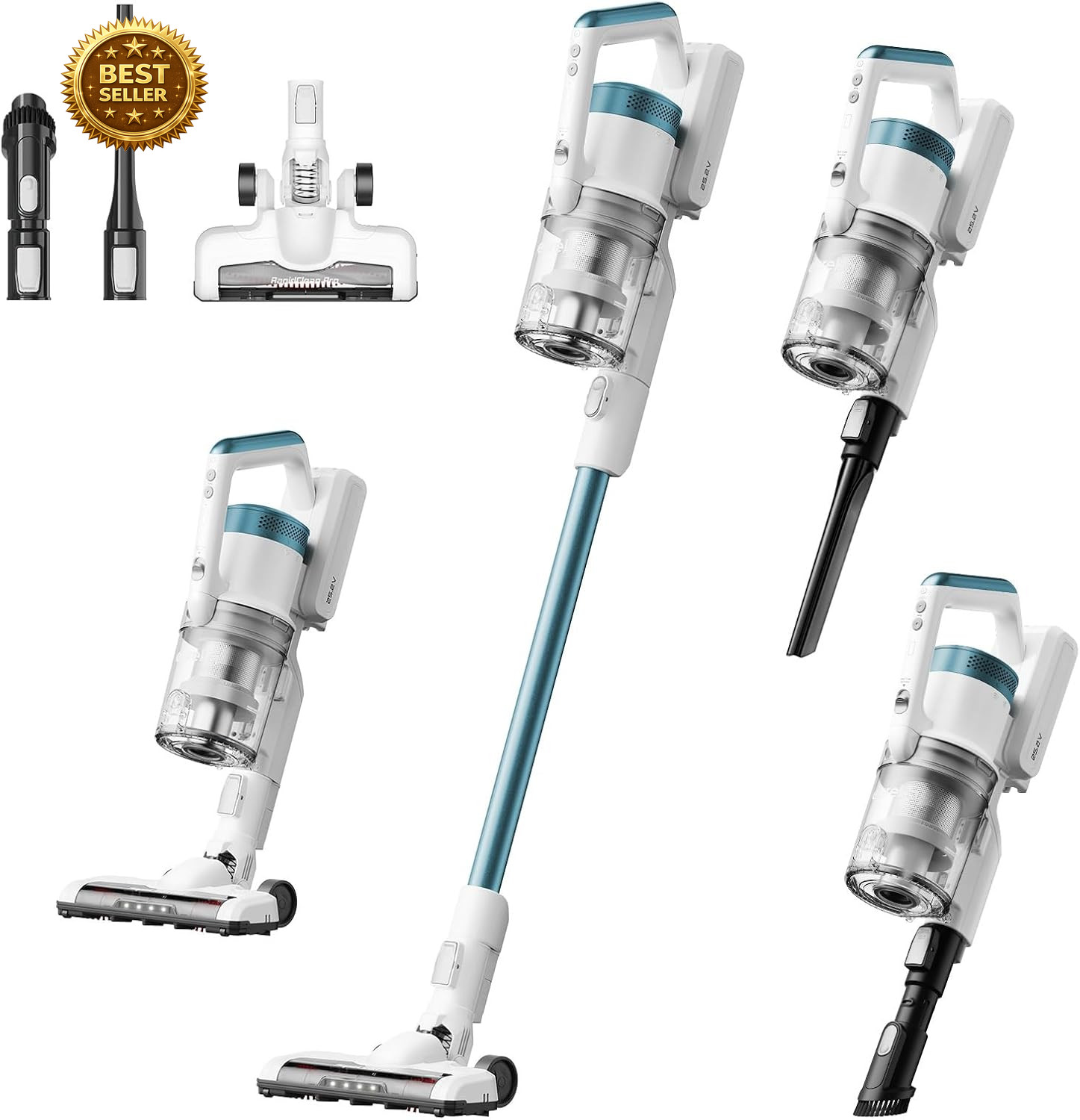 Cordless Stick Vacuum Cleaner 40Min Runtime Lightweight LED Pet Hair gallery