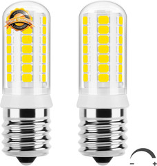 2 Pack E17 LED Bulb Dimmable Microwave Light 125V 5000K Daylight White