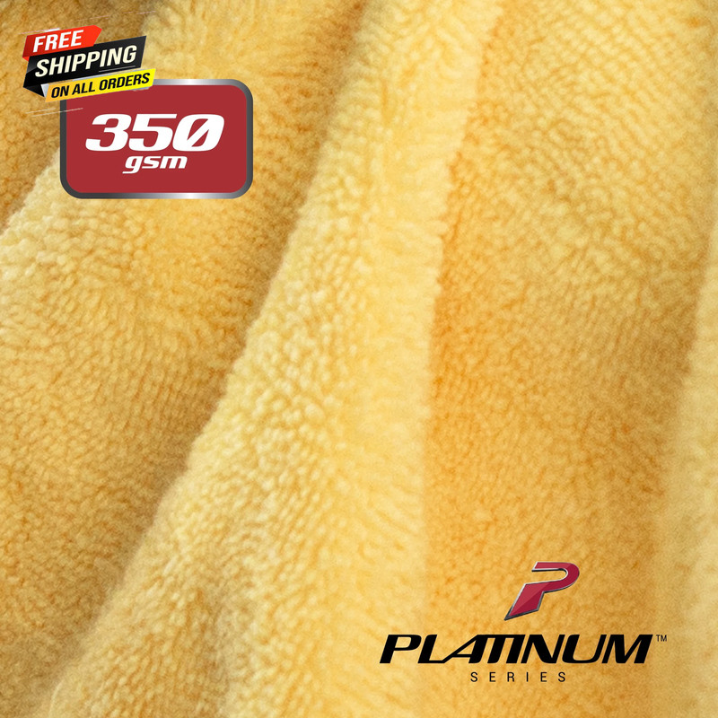 (2 Pack) Heavy Duty Multi-Purpose Microfiber Detailing Towel, 40 Pack, Yellow gallery