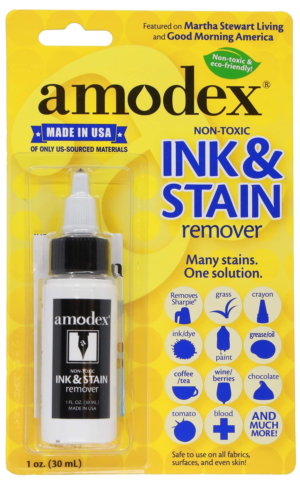 Amodex Ink and Stain Remover – Cleans Marker, Ink, Crayon, Pen, Makeup from gallery