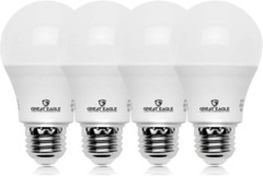 Great Eagle 75W Replacement A19 LED Bulb 3000K/4000K/5000K (4-Pack)