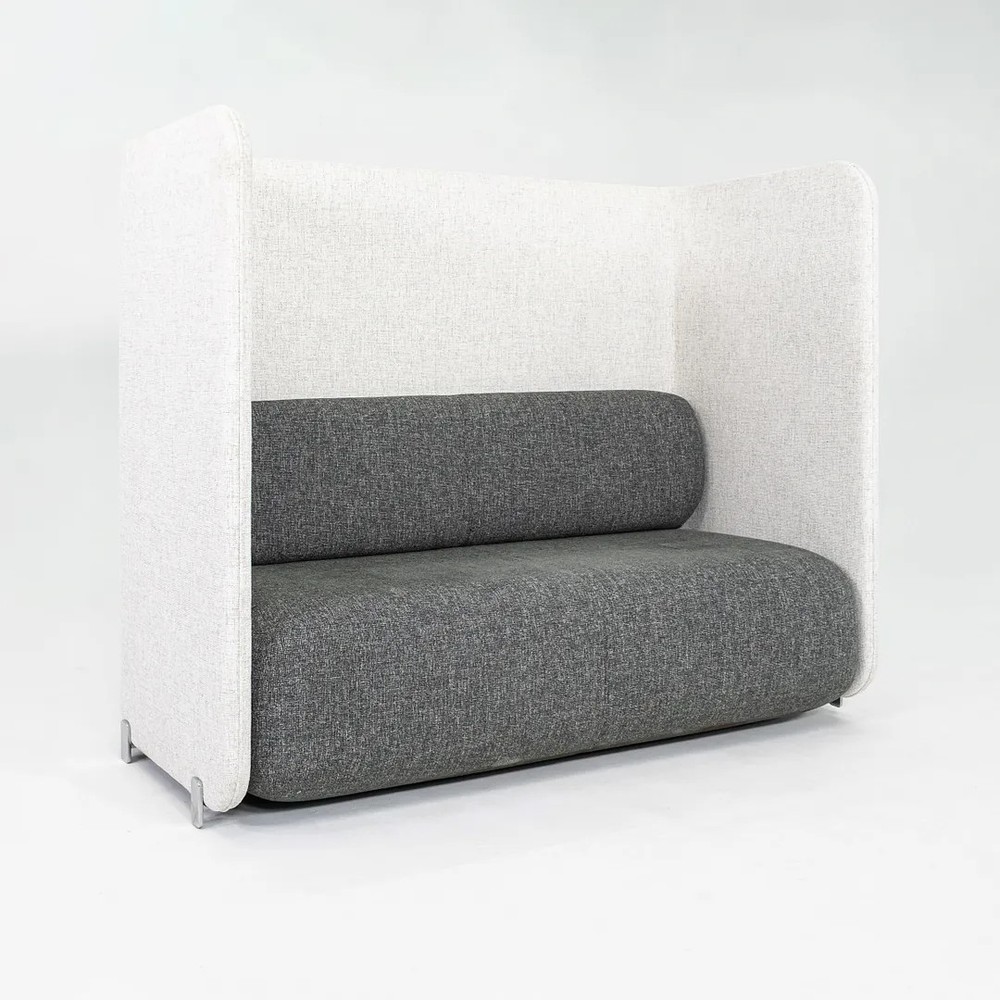 2020s Jang Won Yoon Bernhardt Design Code Privacy Lounge Two-Seat Sofa 2x Avail