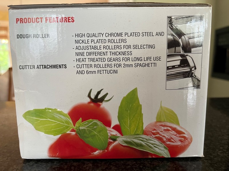 NEW! Nuventee Pasta Maker. Excellent! 4.3 stars on Amazon and 6,000 reviews gallery