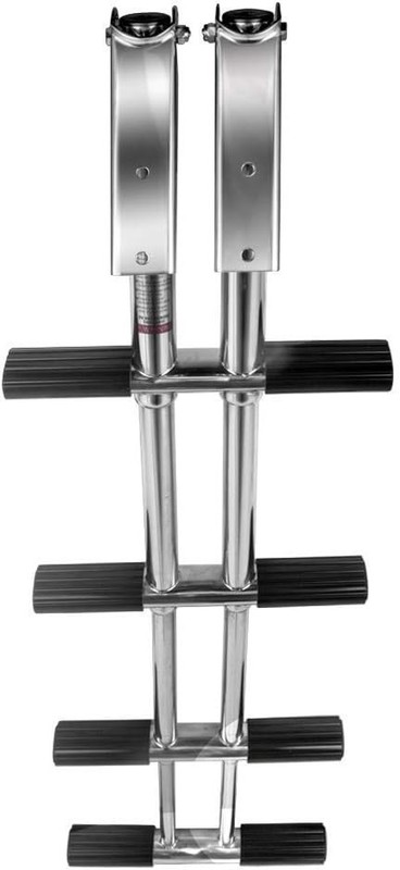 4 Step Boat Ladder Stainless Steel Over Platform Dive Boarding Ladder Heavy-Duty gallery