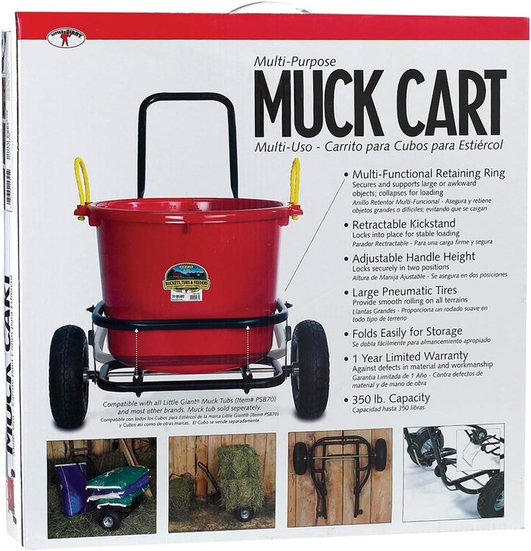 3-Pack Muck Cart Utility Wagon 70-Quart Tub Compatible 350-Pound gallery