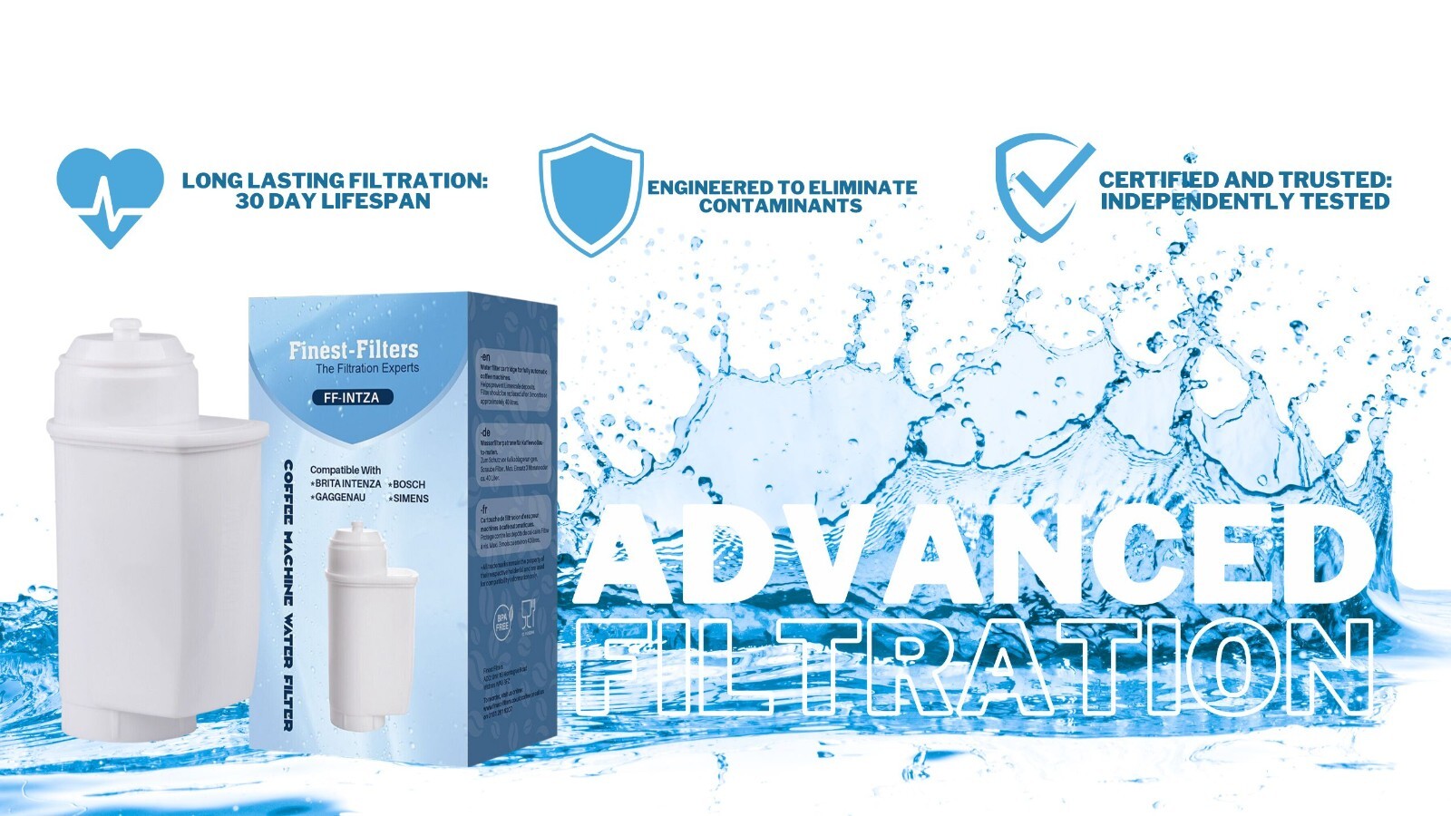 3 x Brita Intenza Compatible Water Filter Cartridges Coffee Machine Water Filter gallery