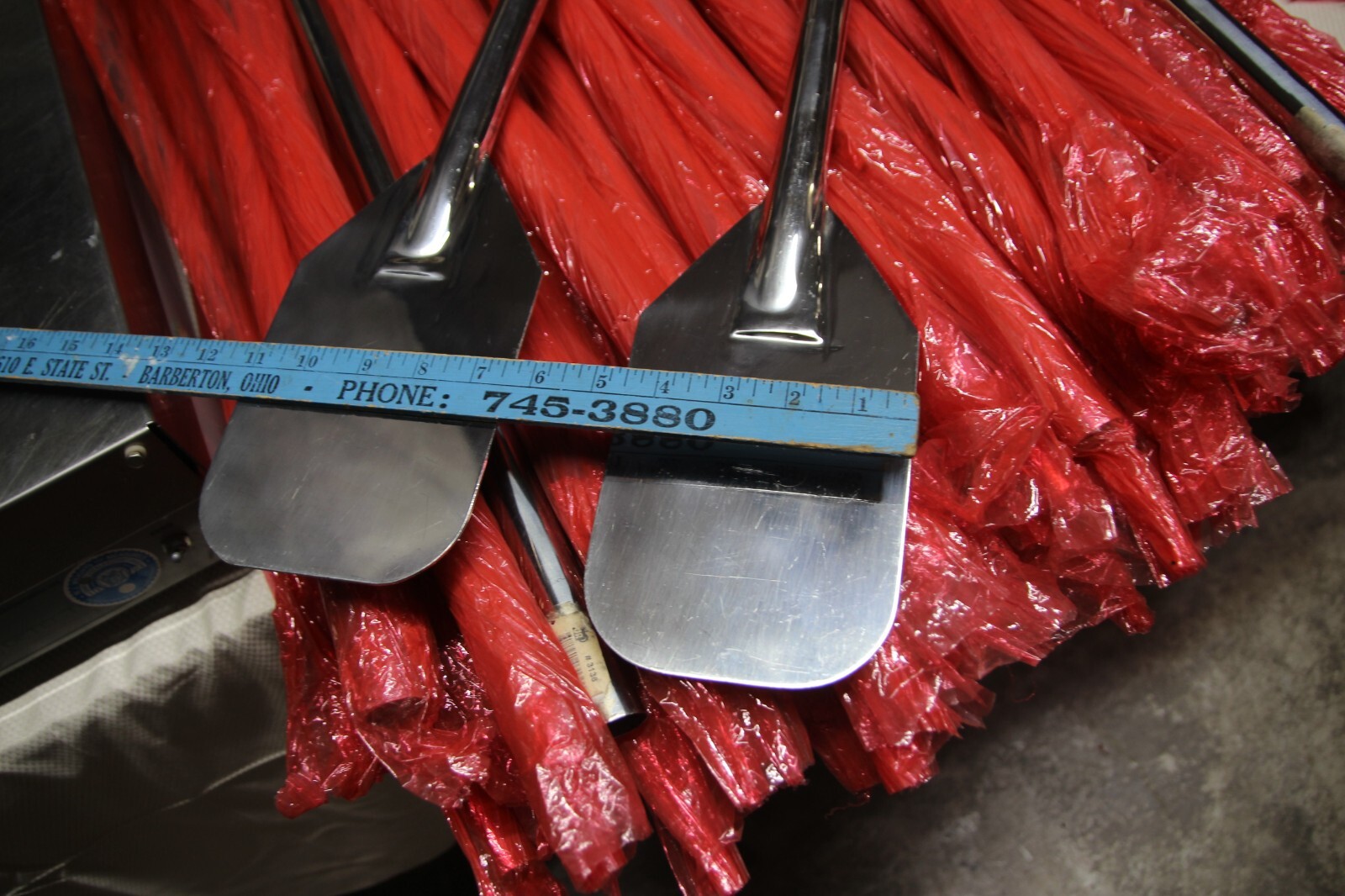Two (2) pcs 36 in Mixing Paddle s Stainless Steel Strong or Spatula gallery